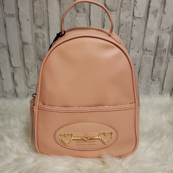 Juicy Couture Apricot Pink Heart and Soul Mini Backpack main image 6